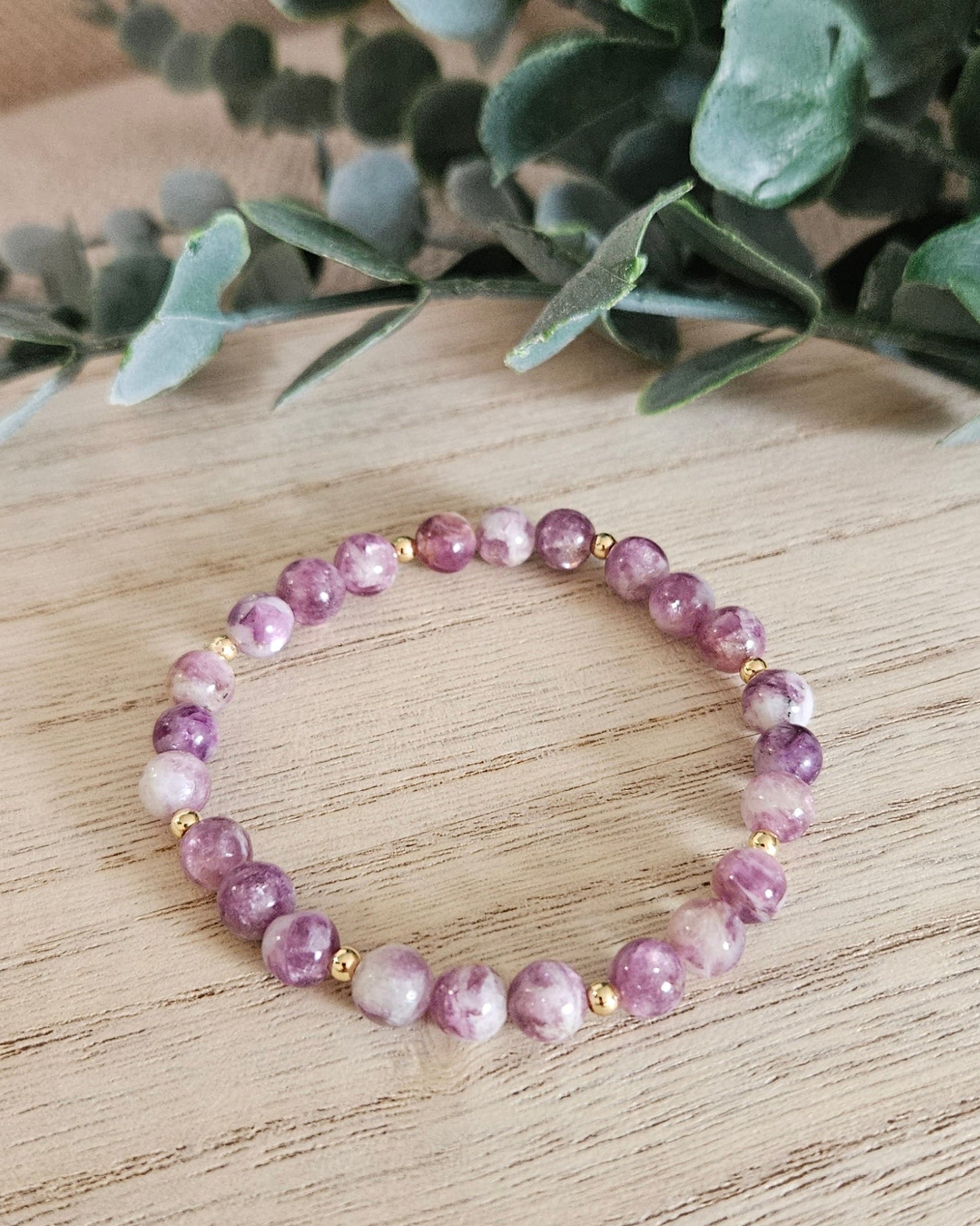 Lithium Quartz Bracelet | Emotional Calm