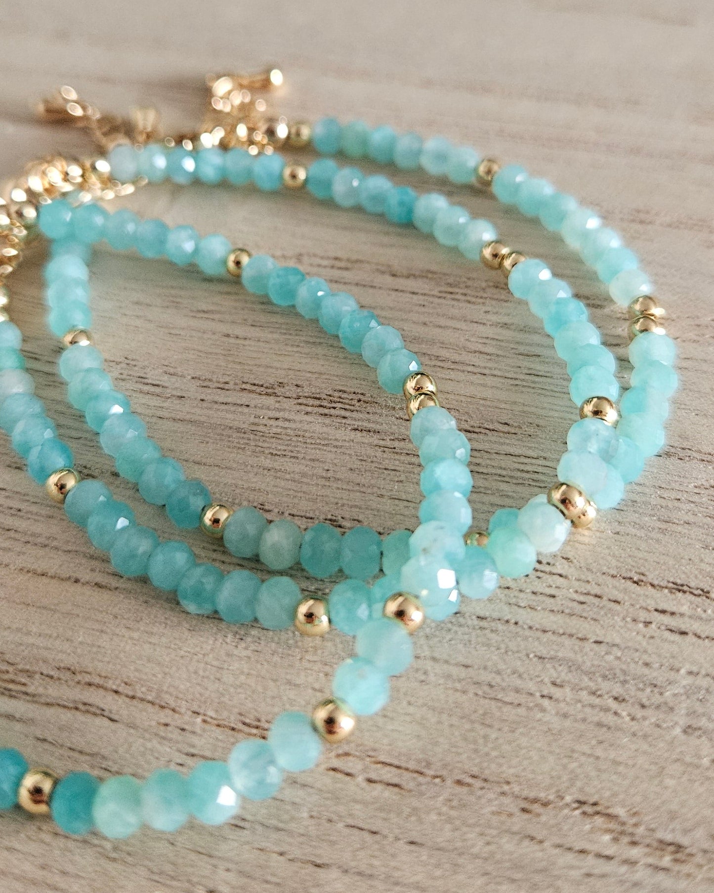 Mozambique Amazonite Bracelet | Calm Clarity & Honest Expression