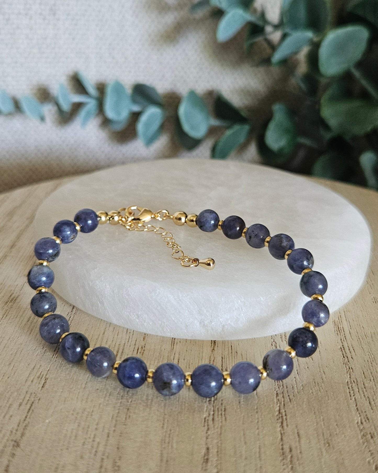 Iolite Bracelet | Intuition, Clarity & Inner Guidance