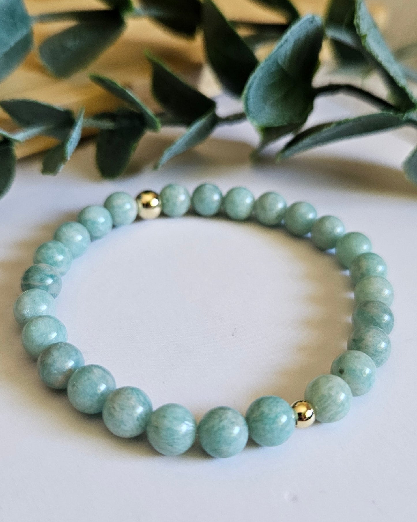 Tranquil Glow Bracelet | Amazonite for Calm and Harmony
