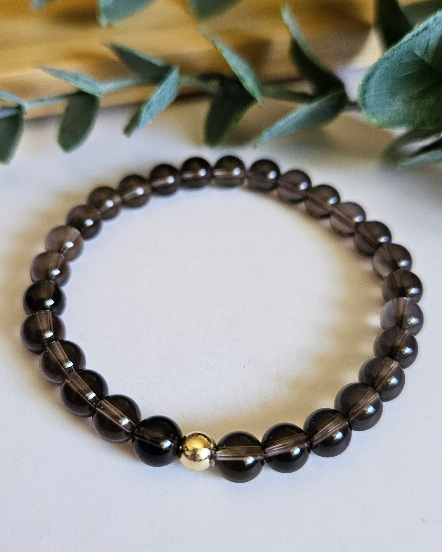Steady Anchor Bracelet | Smoky Quartz for Grounding and Renewal