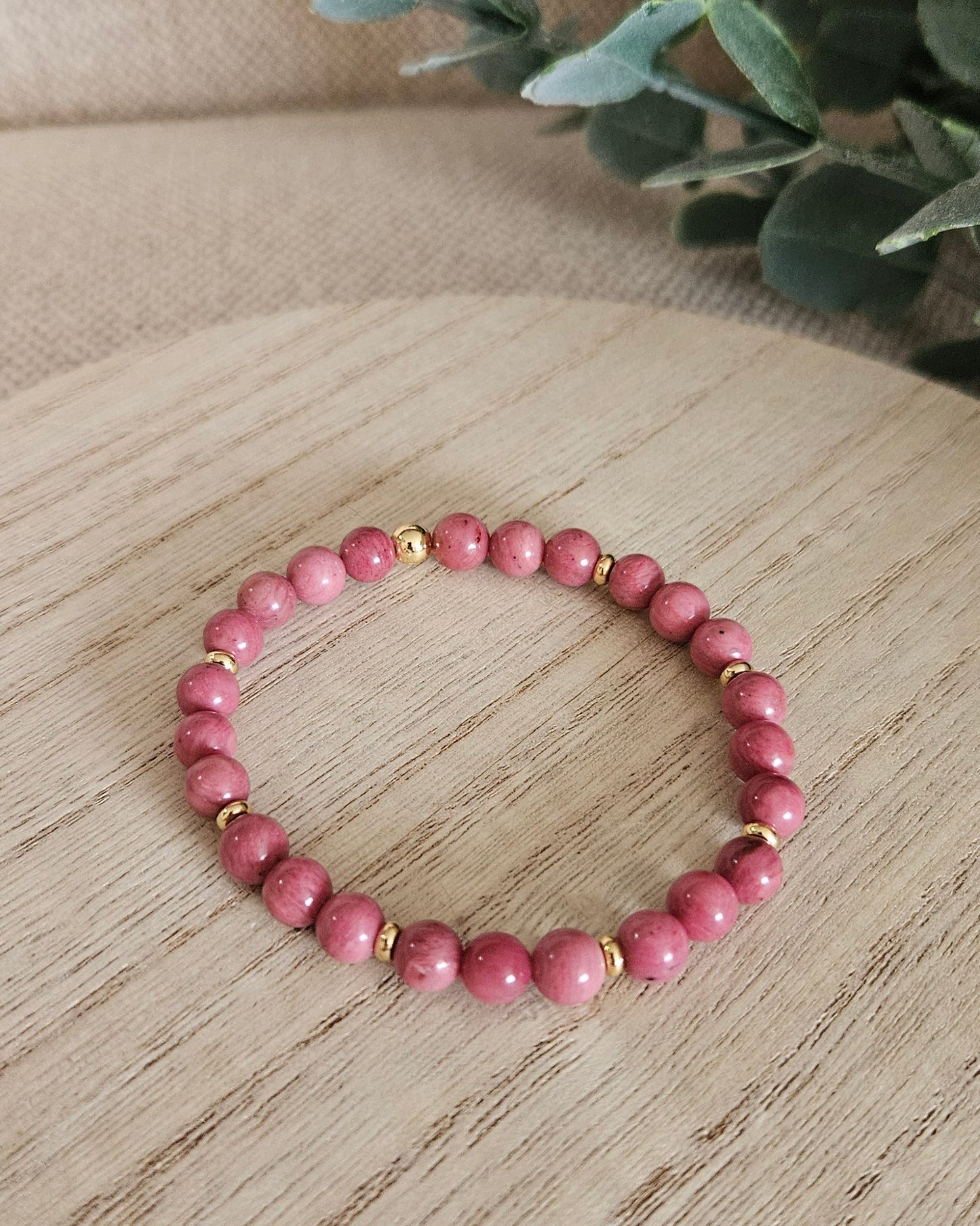 Rhodonite Bracelet | Emotional Balance & Compassion