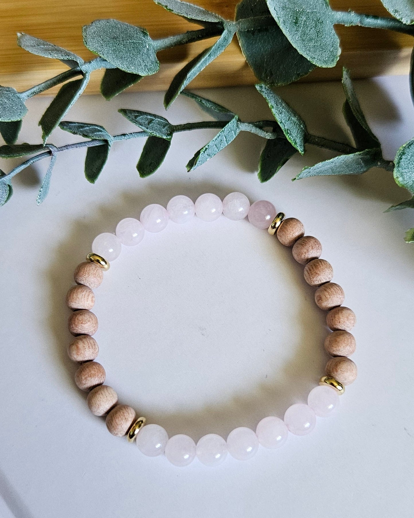 Breathe In Open Heart | Rose Quartz and Rosewood for Love and Healing