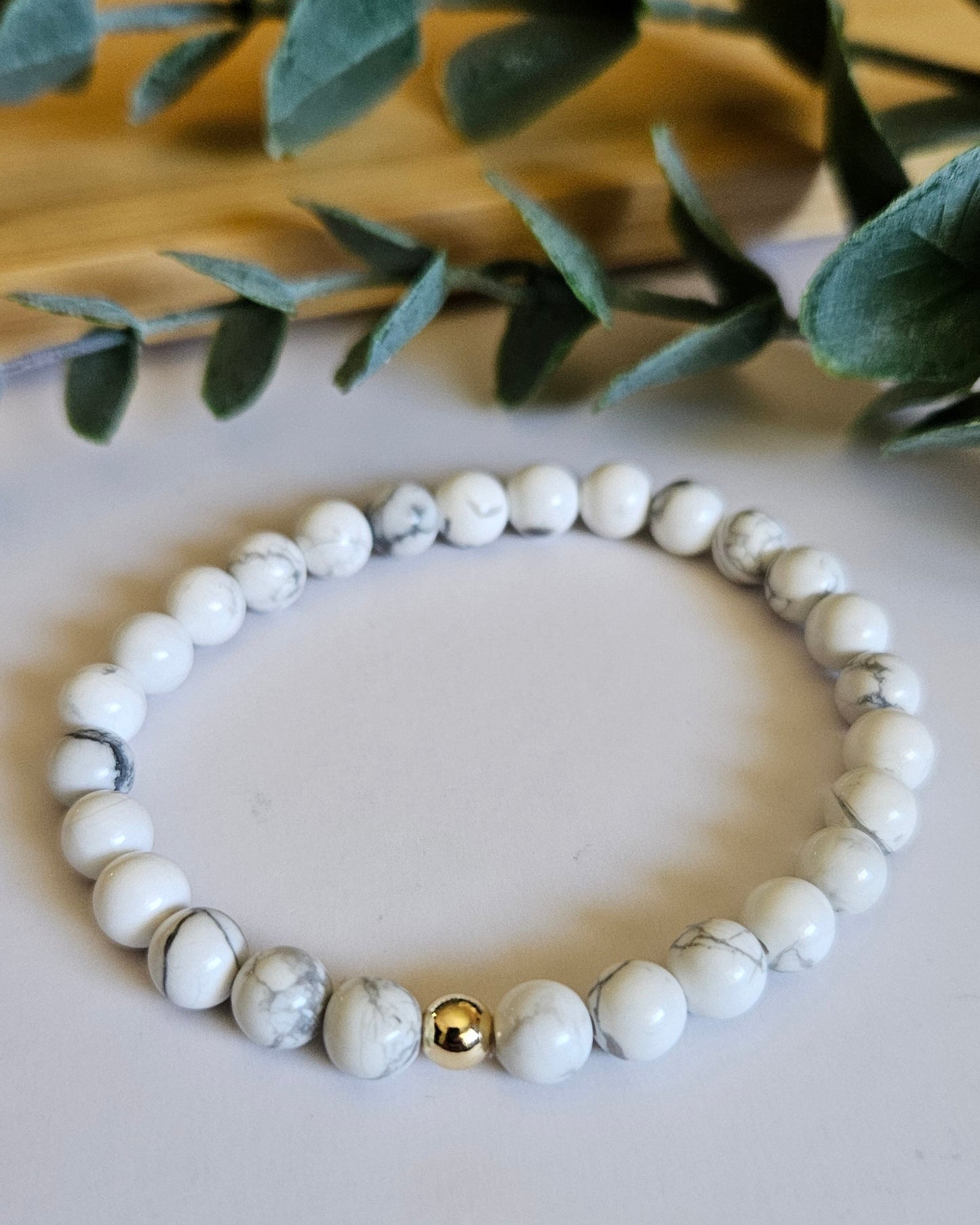 Calm Anchor Bracelet | Howlite for Calm and Clarity