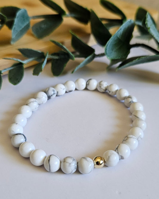 Calm Anchor Bracelet | Howlite for Calm and Clarity