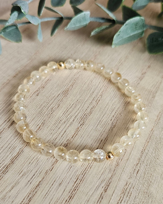 Citrine Bracelet | Clear Focus & Quiet Optimism