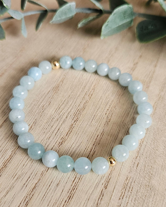 Aquamarine Bracelet | Calm Clarity & Gentle Flow