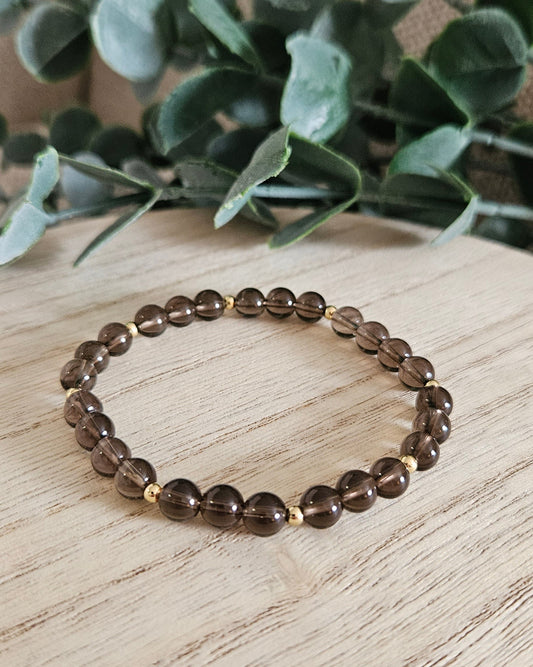 Smoky Quartz Bracelet | Grounding & Calm
