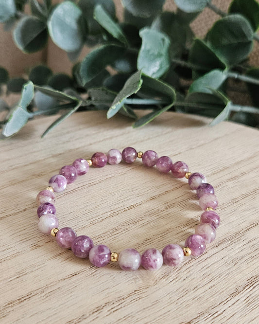Lithium Quartz Bracelet | Emotional Calm