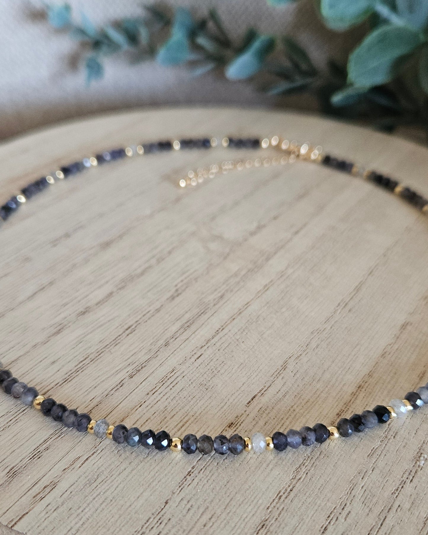 Iolite & Labradorite Necklace | Clarity & Intuitive Direction