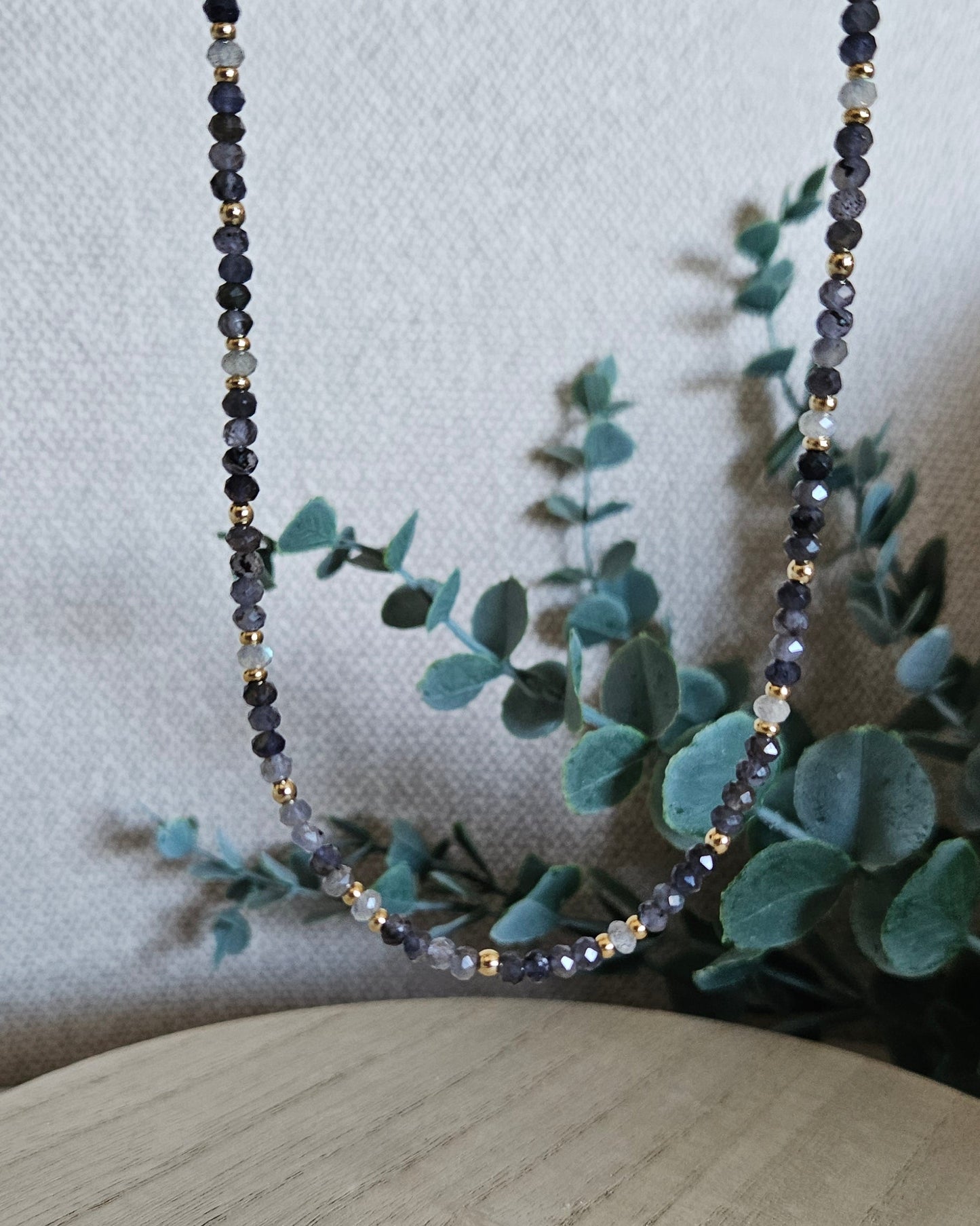 Iolite & Labradorite Necklace | Clarity & Intuitive Direction