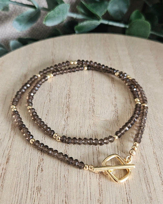 Smoky Quartz Necklace | Grounded Calm & Steady Presence