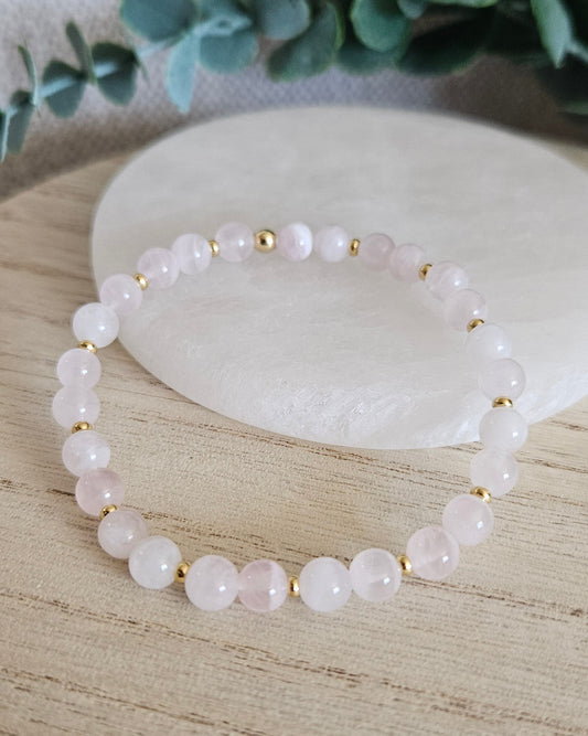 Rose Quartz Bracelet | Compassion & Emotional Healing