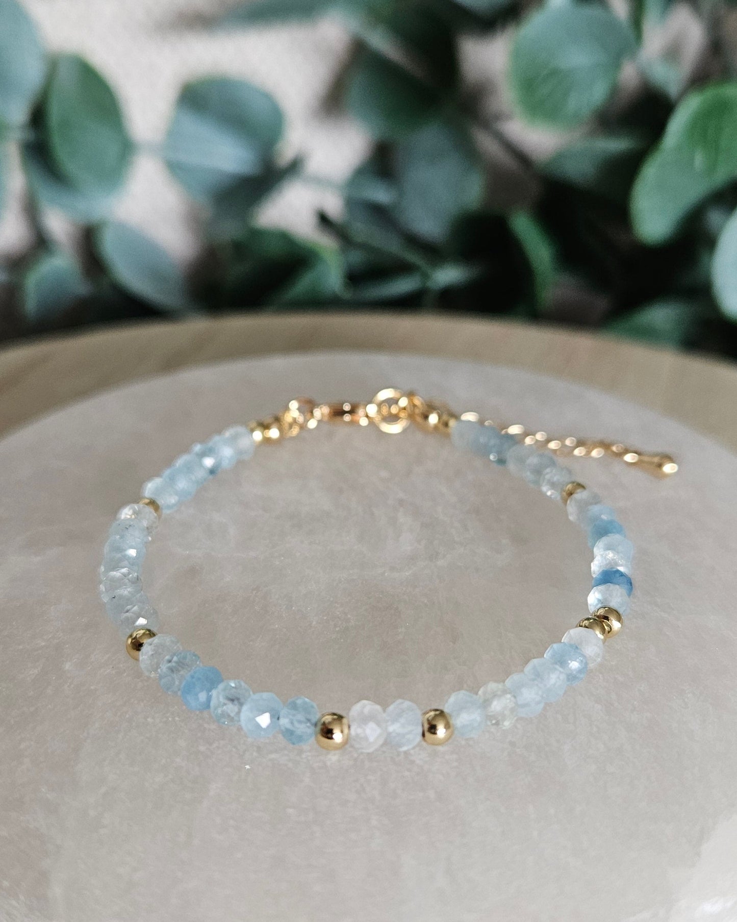 Aquamarine Bracelet | Calm Confidence & Clear Expression