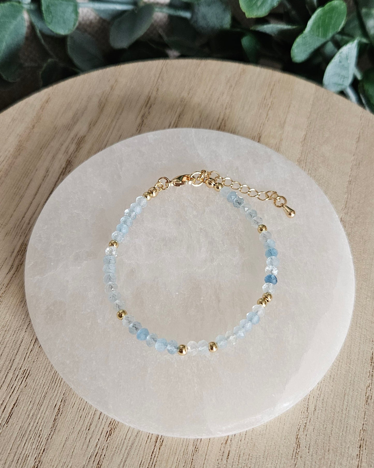 Aquamarine Bracelet | Calm Confidence & Clear Expression