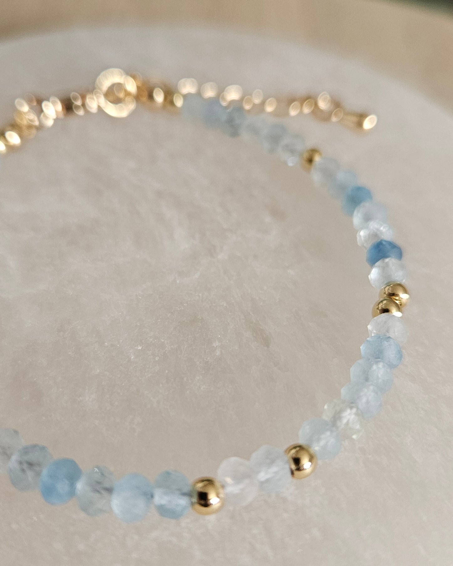 Aquamarine Bracelet | Calm Confidence & Clear Expression