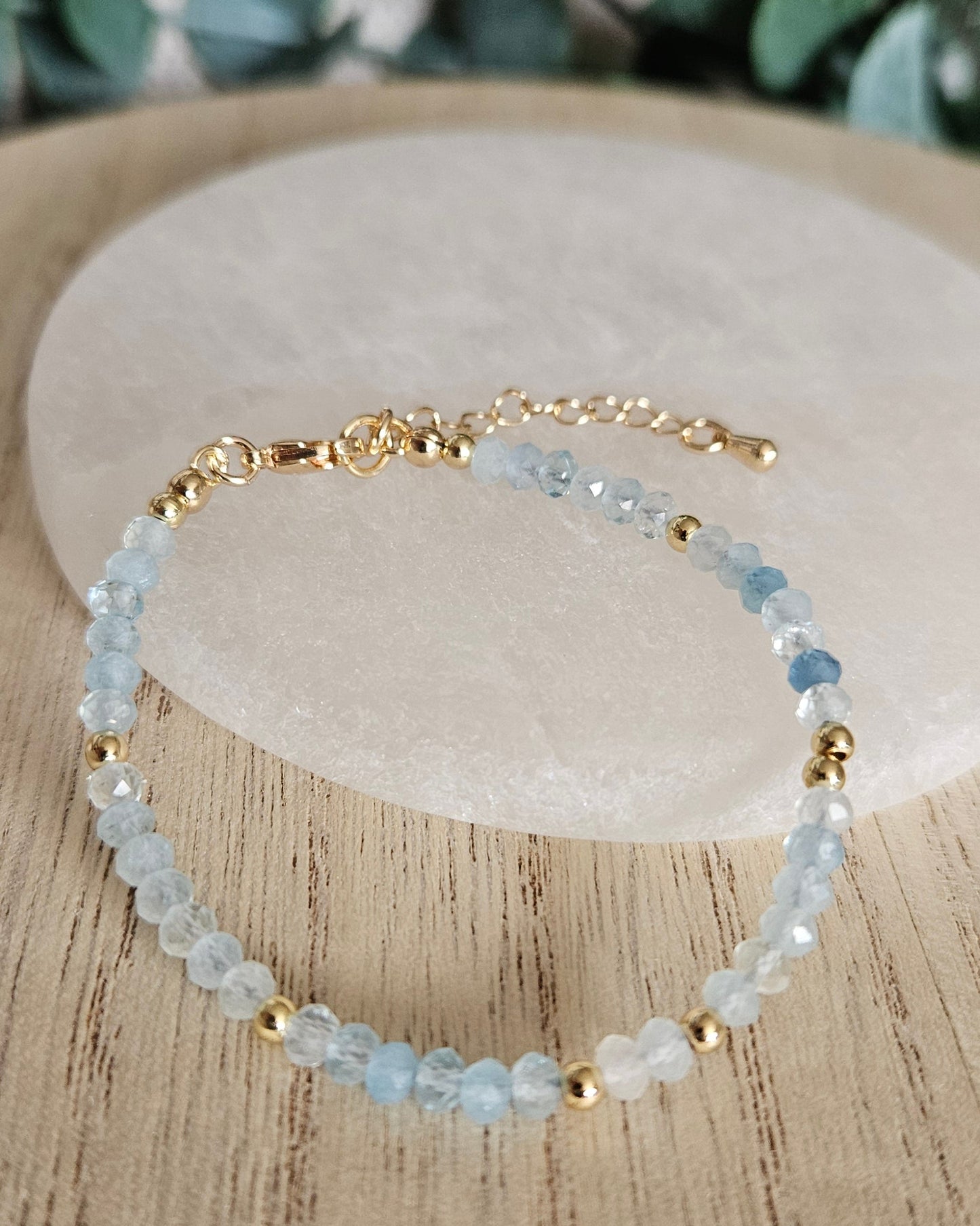 Aquamarine Bracelet | Calm Confidence & Clear Expression