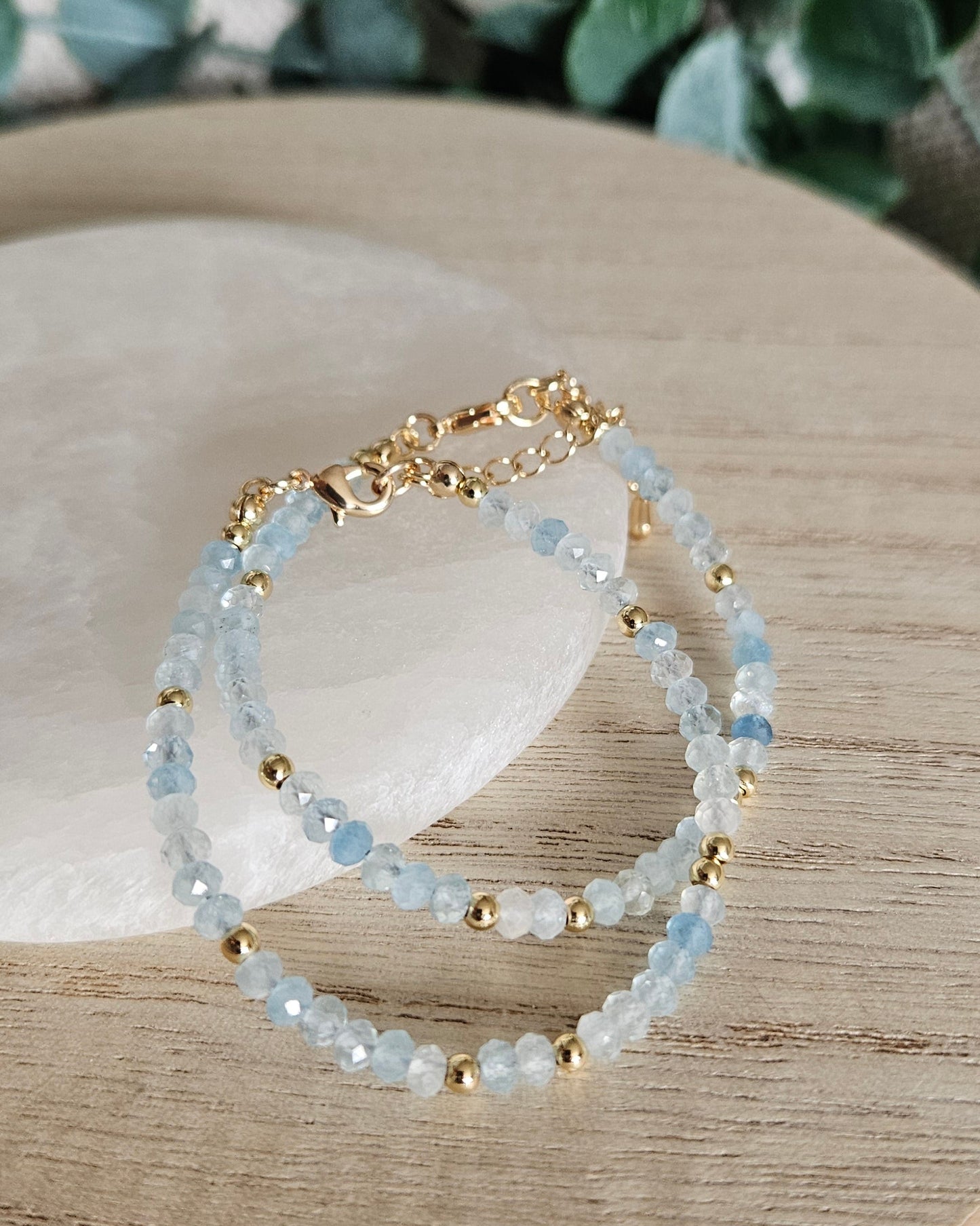 Aquamarine Bracelet | Calm Confidence & Clear Expression