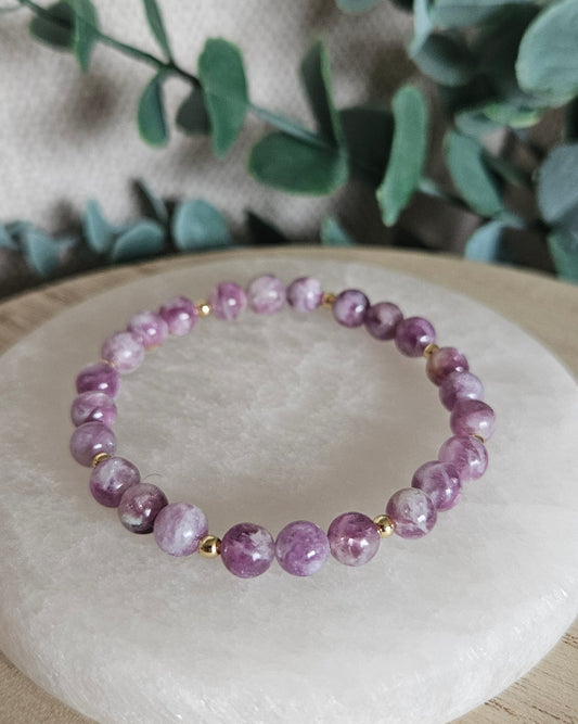 Lithium Quartz Bracelet | Emotional Calm