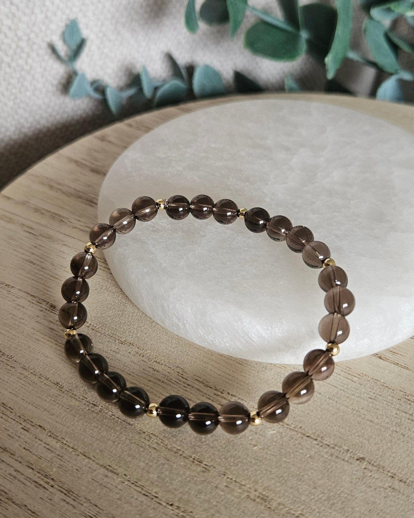 Smoky Quartz Bracelet | Grounding & Calm