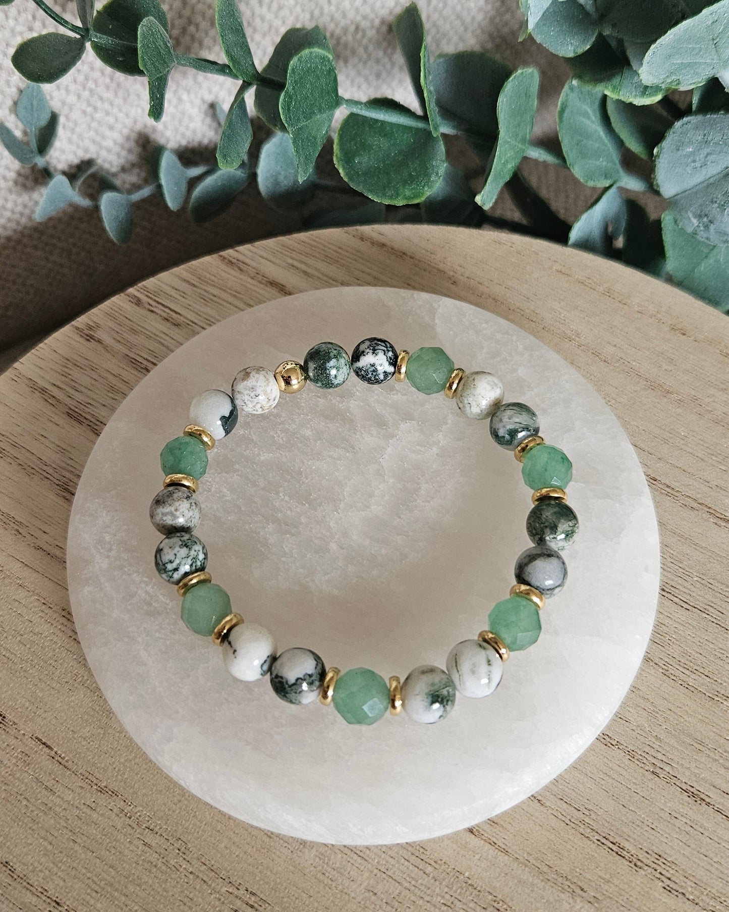 Green Aventurine & Tree Agate Bracelet | Growth & Grounded Renewal