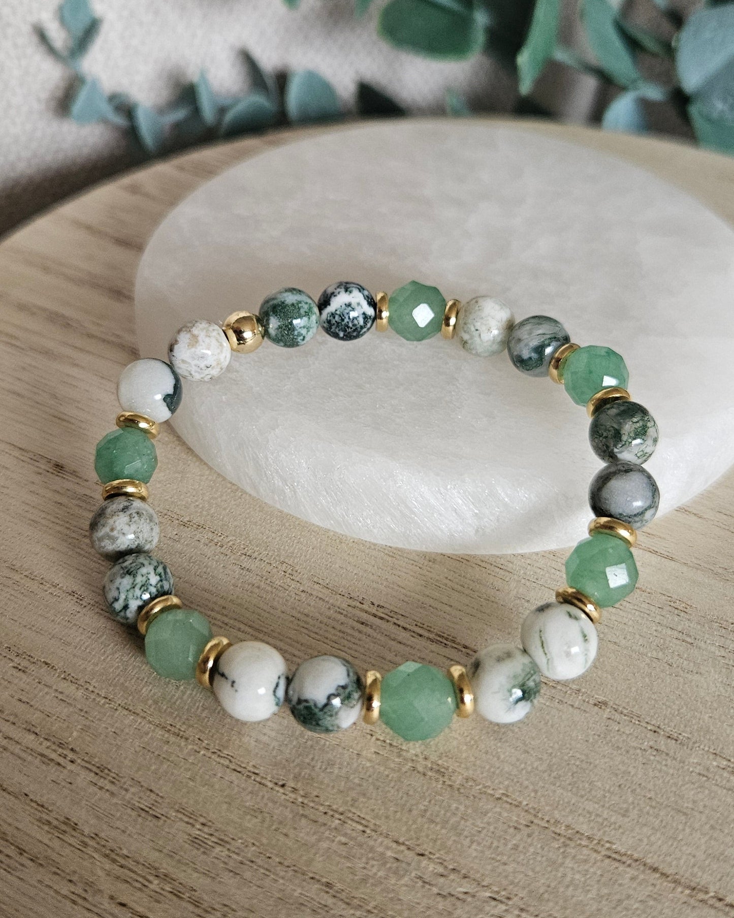 Green Aventurine & Tree Agate Bracelet | Growth & Grounded Renewal