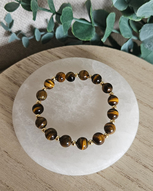 Tiger Eye Bracelet | Confidence & Grounded Focus