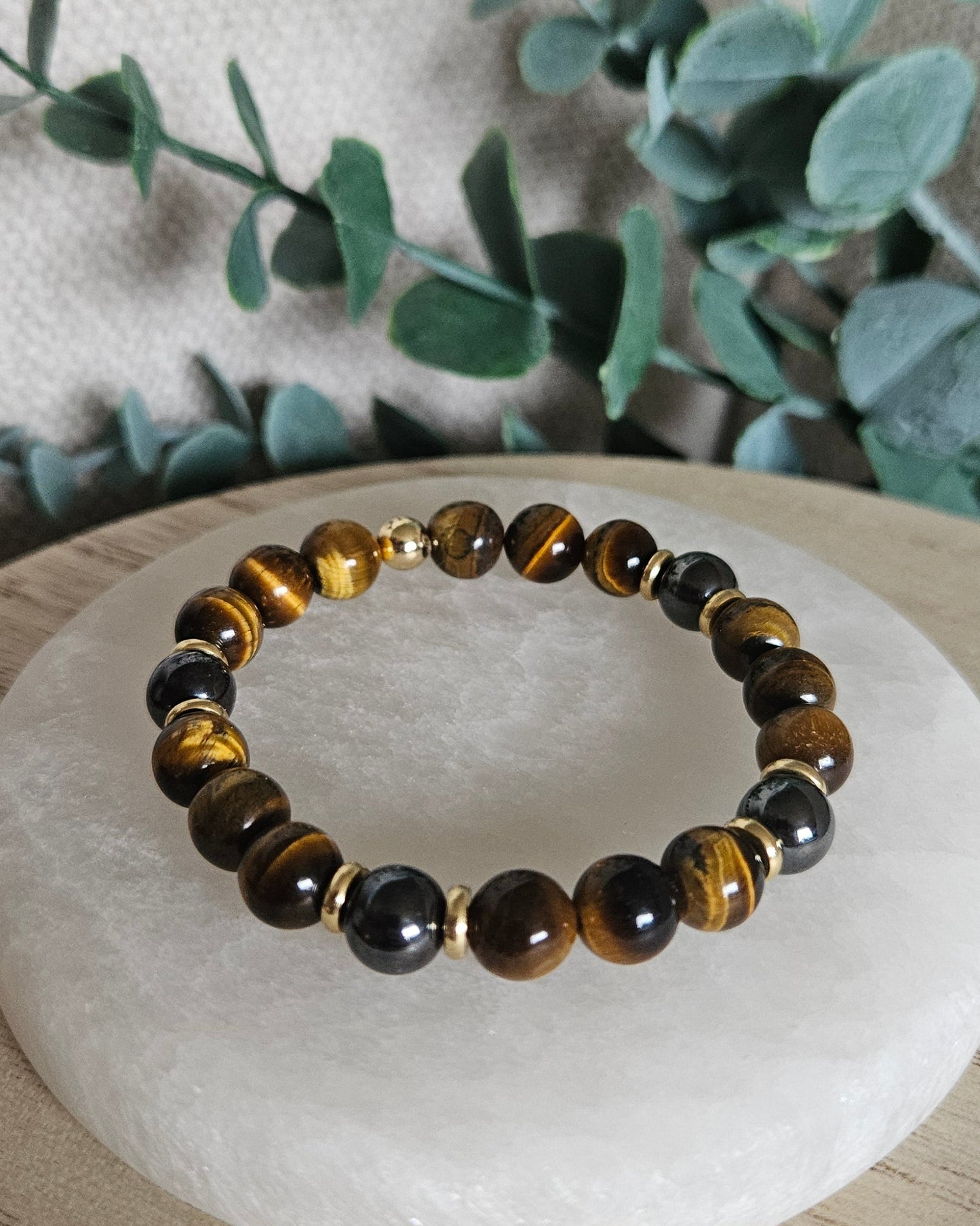 Tiger Eye & Hematite Bracelet | Grounded Confidence & Focus