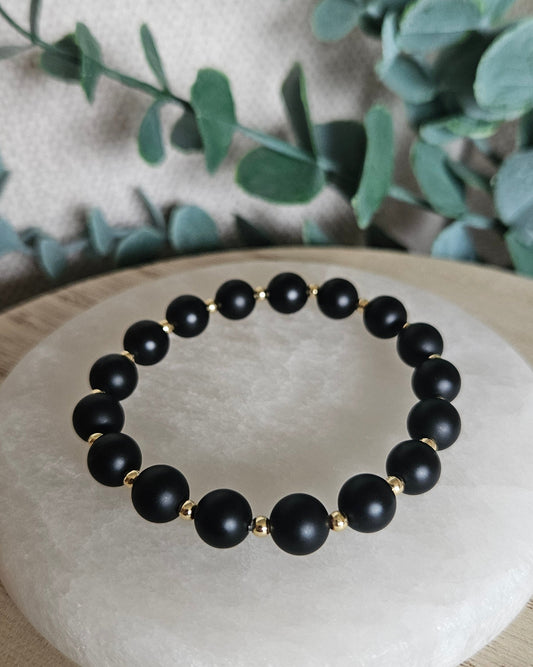 Black Onyx Bracelet | Grounded Strength & Protection