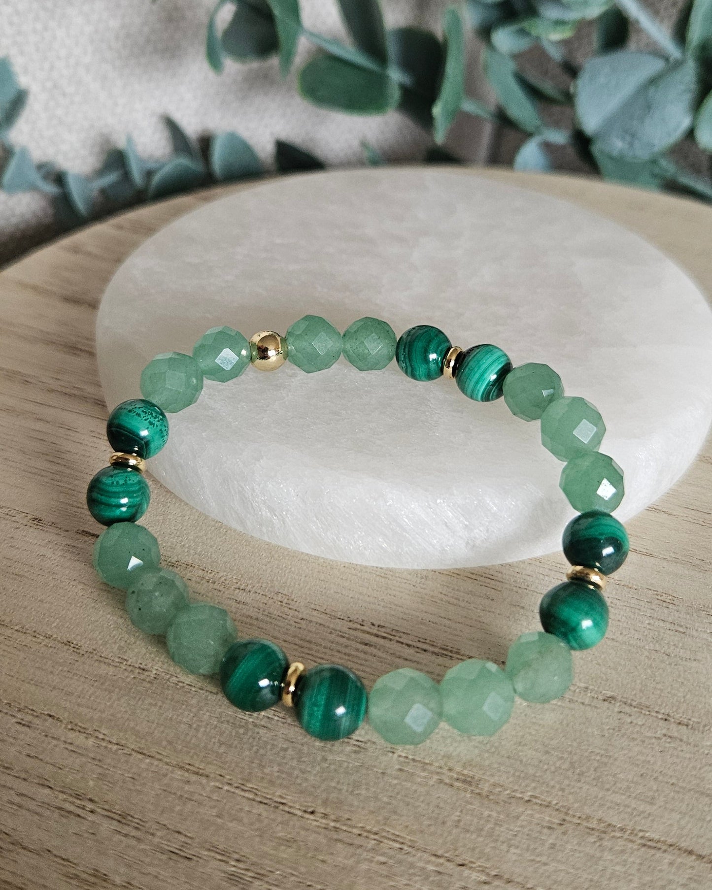 Green Aventurine & Malachite Bracelet | Growth & Grounded Momentum