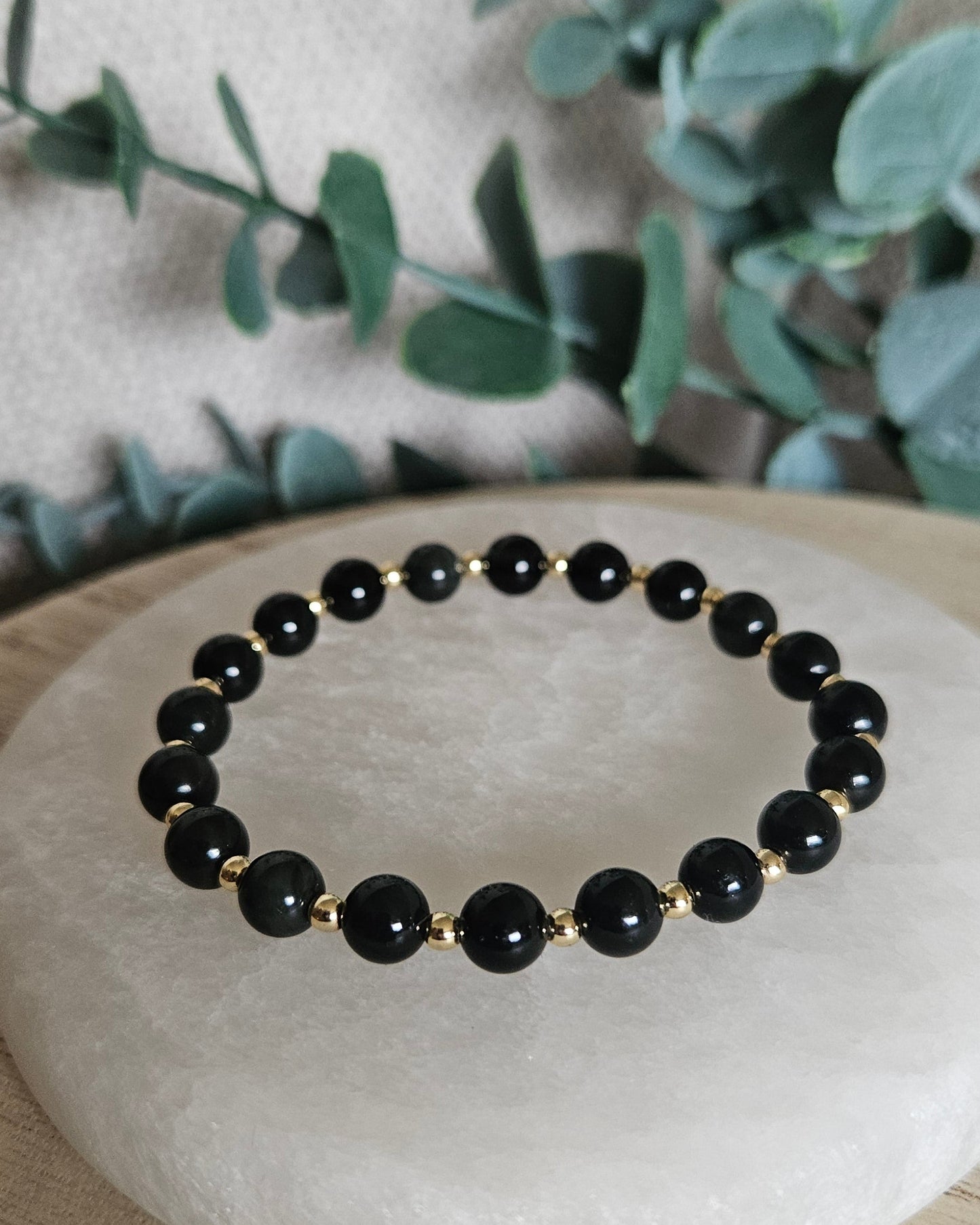 Black Obsidian Bracelet | Grounding & Protection