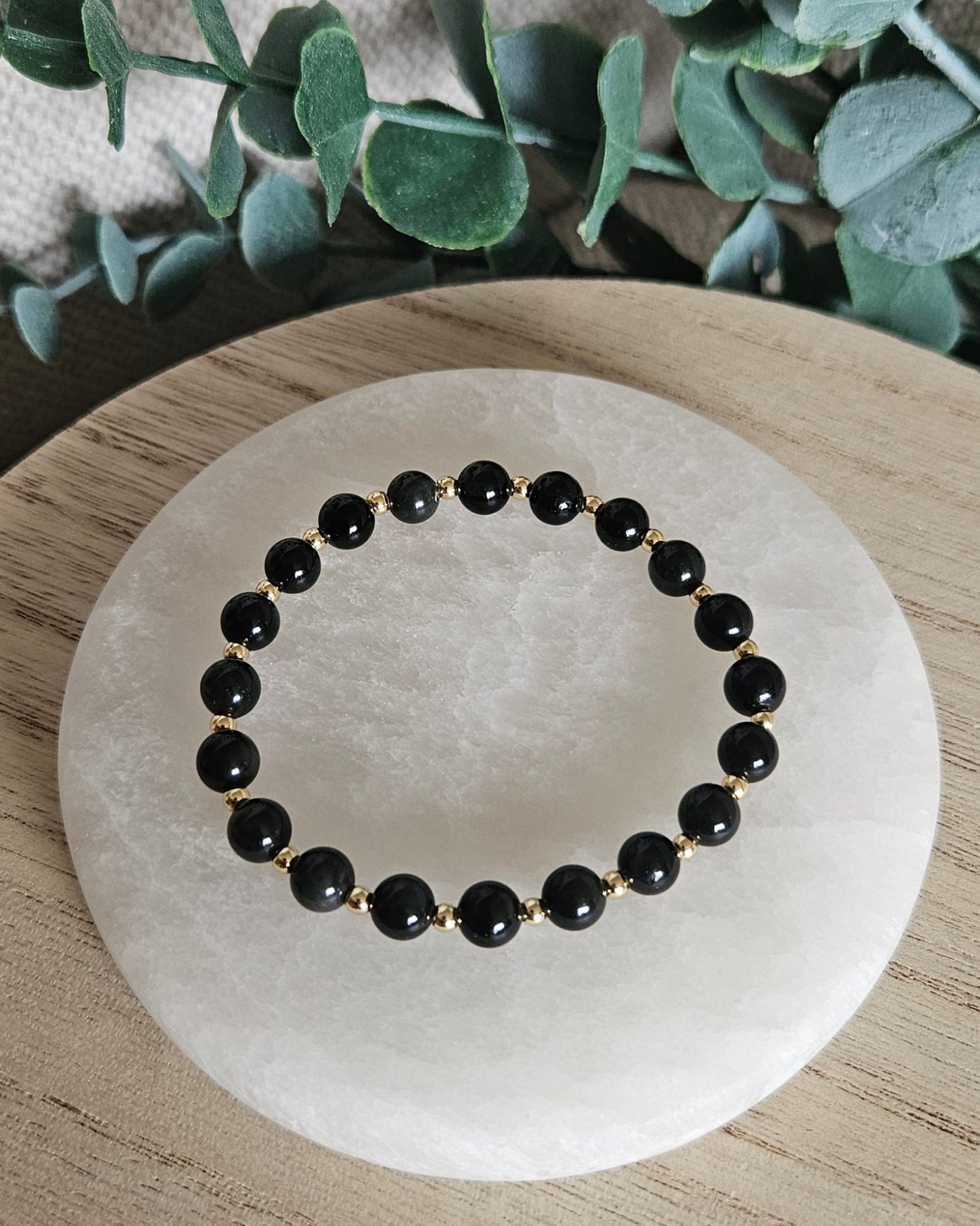 Black Obsidian Bracelet | Grounding & Protection