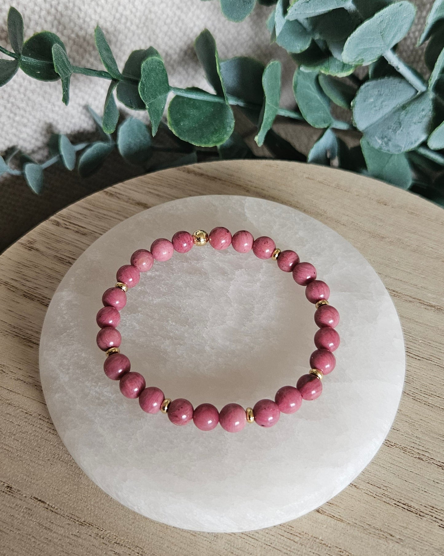 Rhodonite Bracelet | Emotional Balance & Compassion