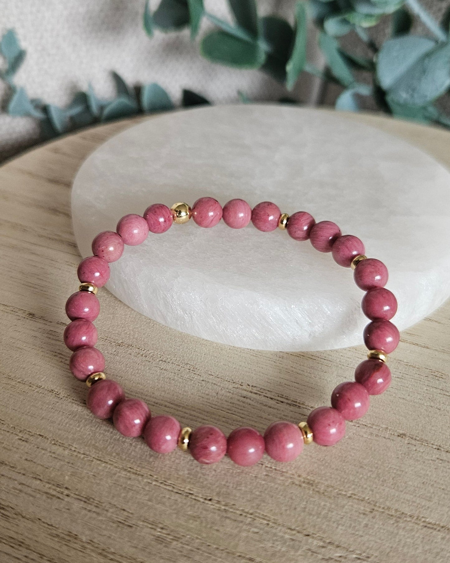 Rhodonite Bracelet | Emotional Balance & Compassion