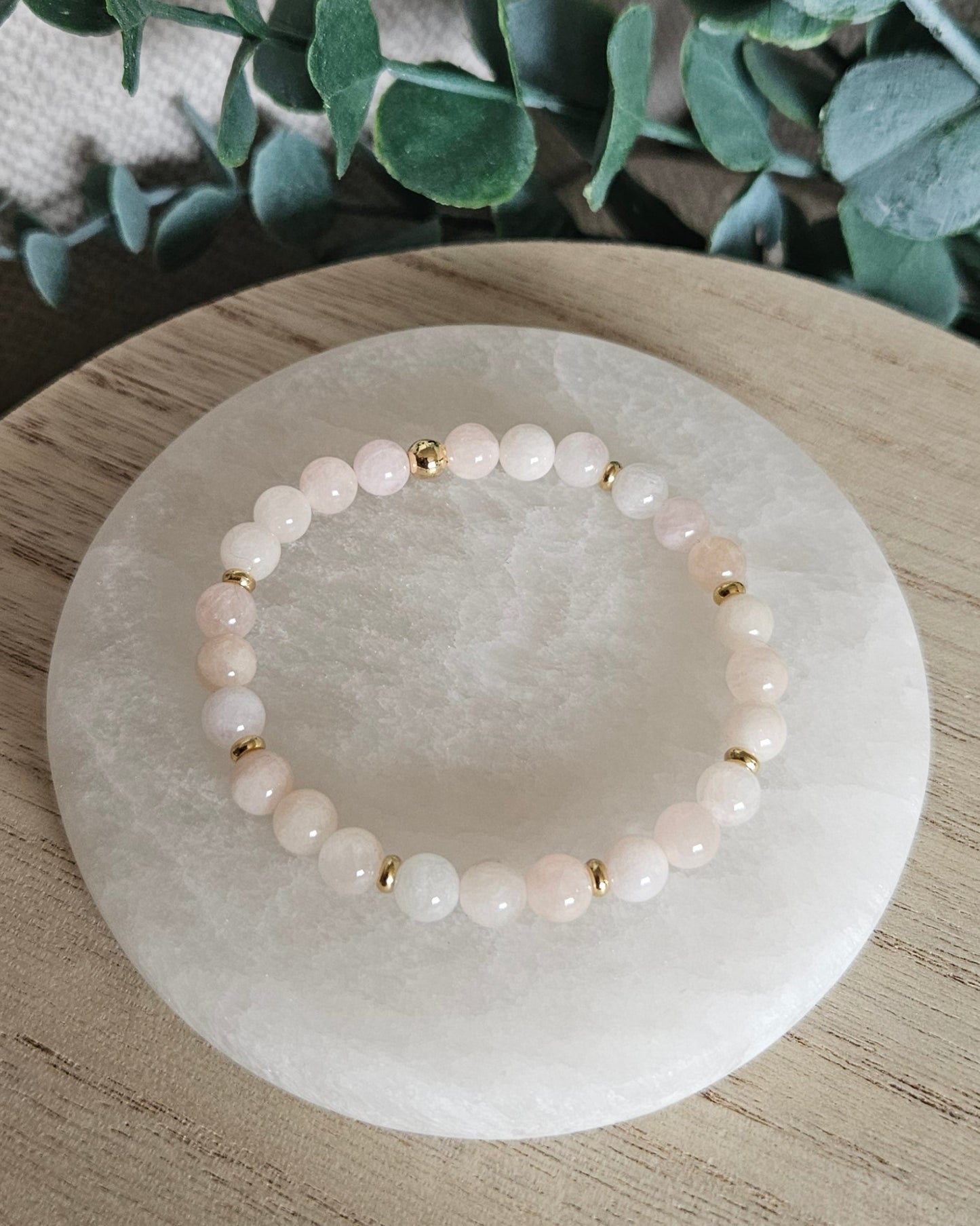 Morganite Bracelet | Emotional Calm & Gentleness