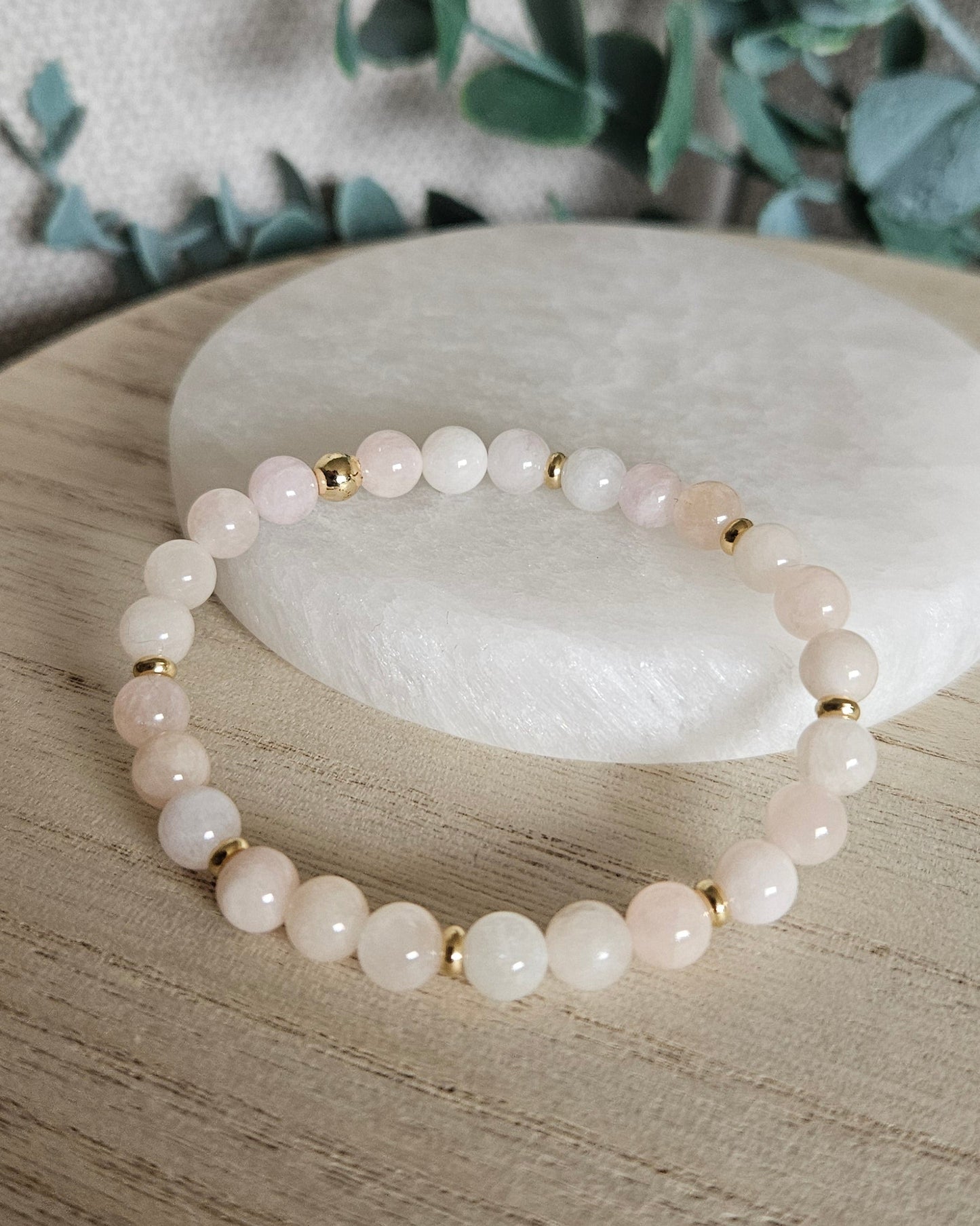 Morganite Bracelet | Emotional Calm & Gentleness