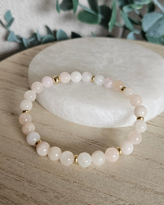 Morganite Bracelet | Emotional Calm & Gentleness