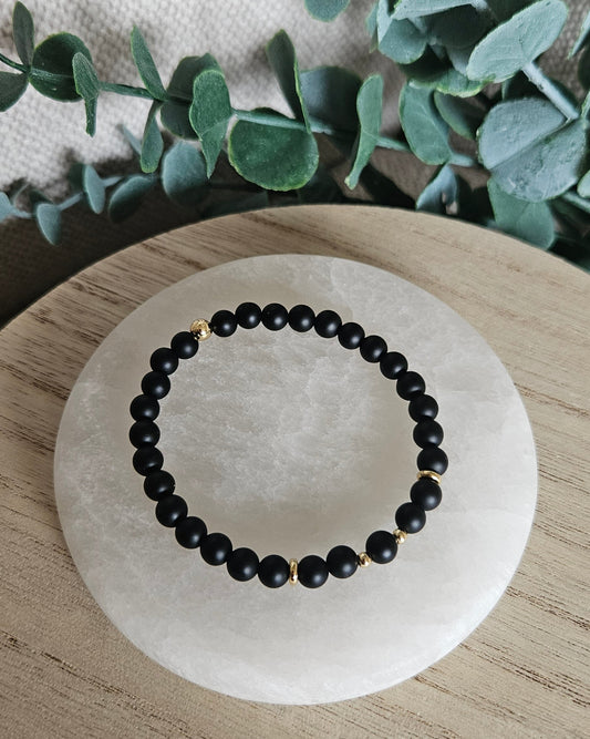 Black Onyx Bracelet | Grounded Strength