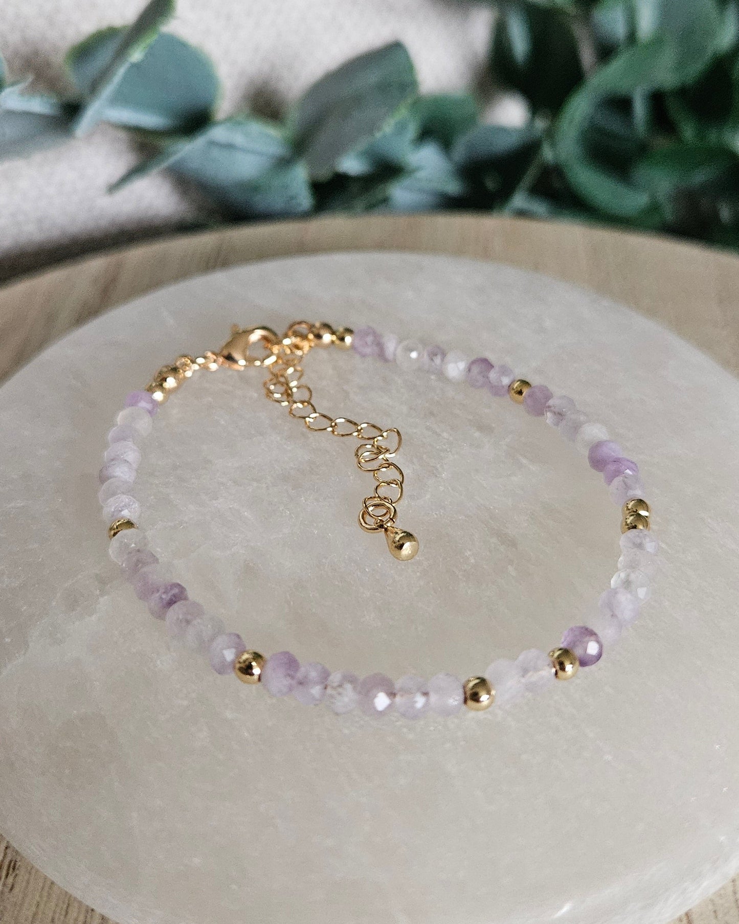 Lavender Amethyst Bracelet | Calm Clarity & Gentle Ease