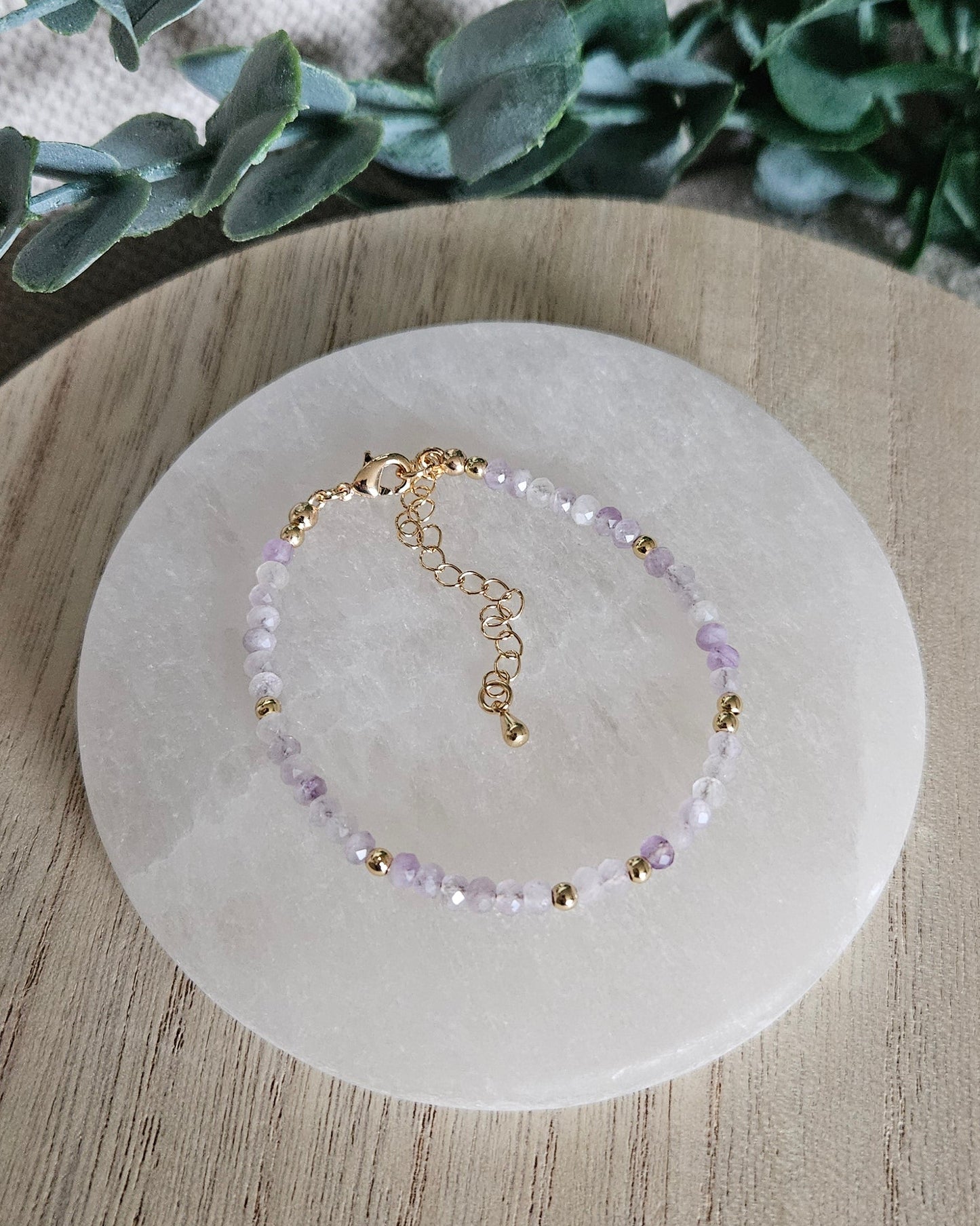 Lavender Amethyst Bracelet | Calm Clarity & Gentle Ease