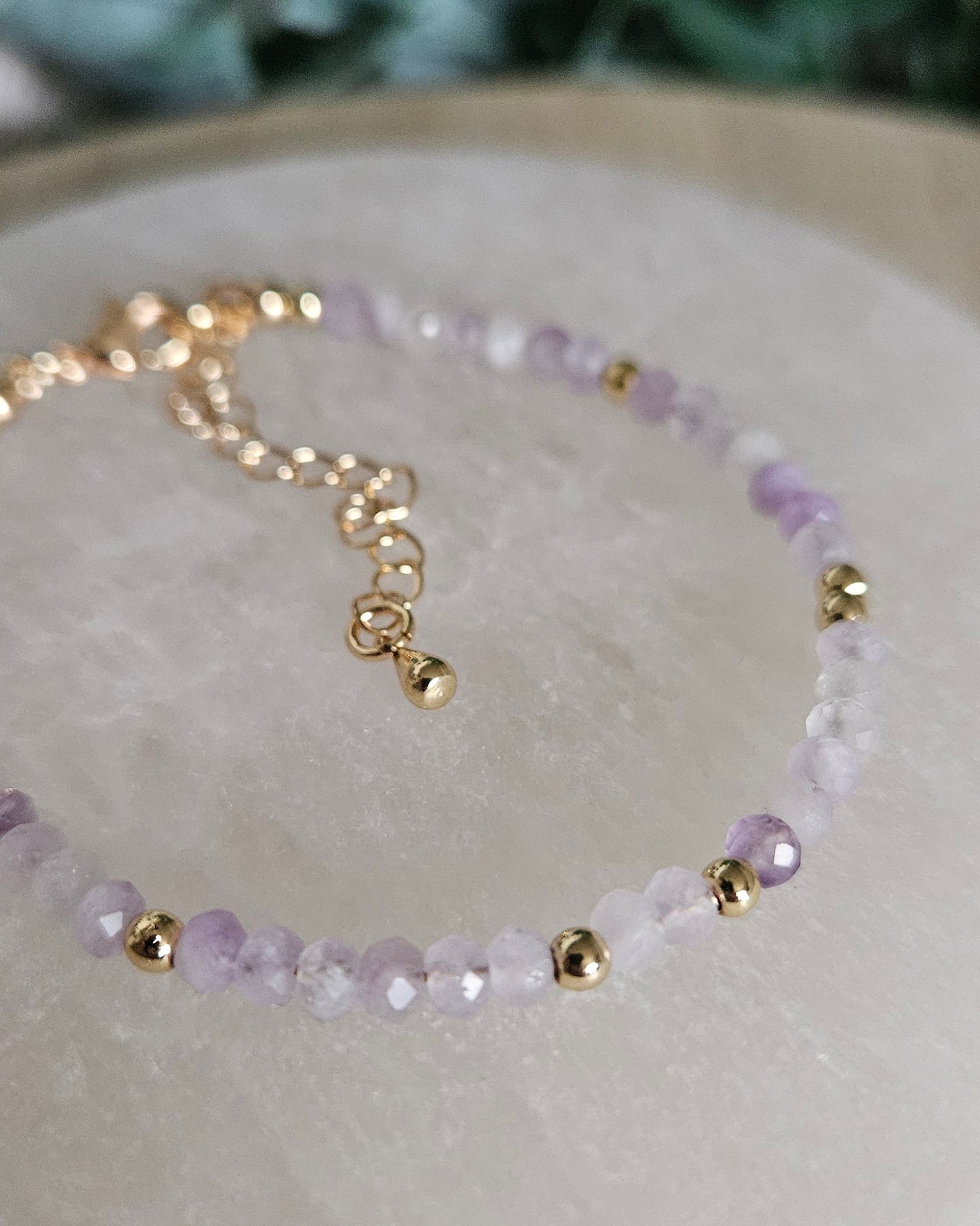 Lavender Amethyst Bracelet | Calm Clarity & Gentle Ease