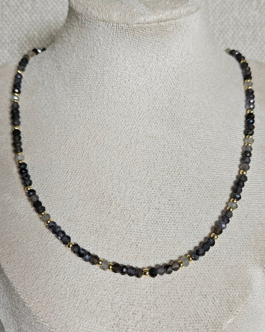 Iolite & Labradorite Necklace | Clarity & Intuitive Direction