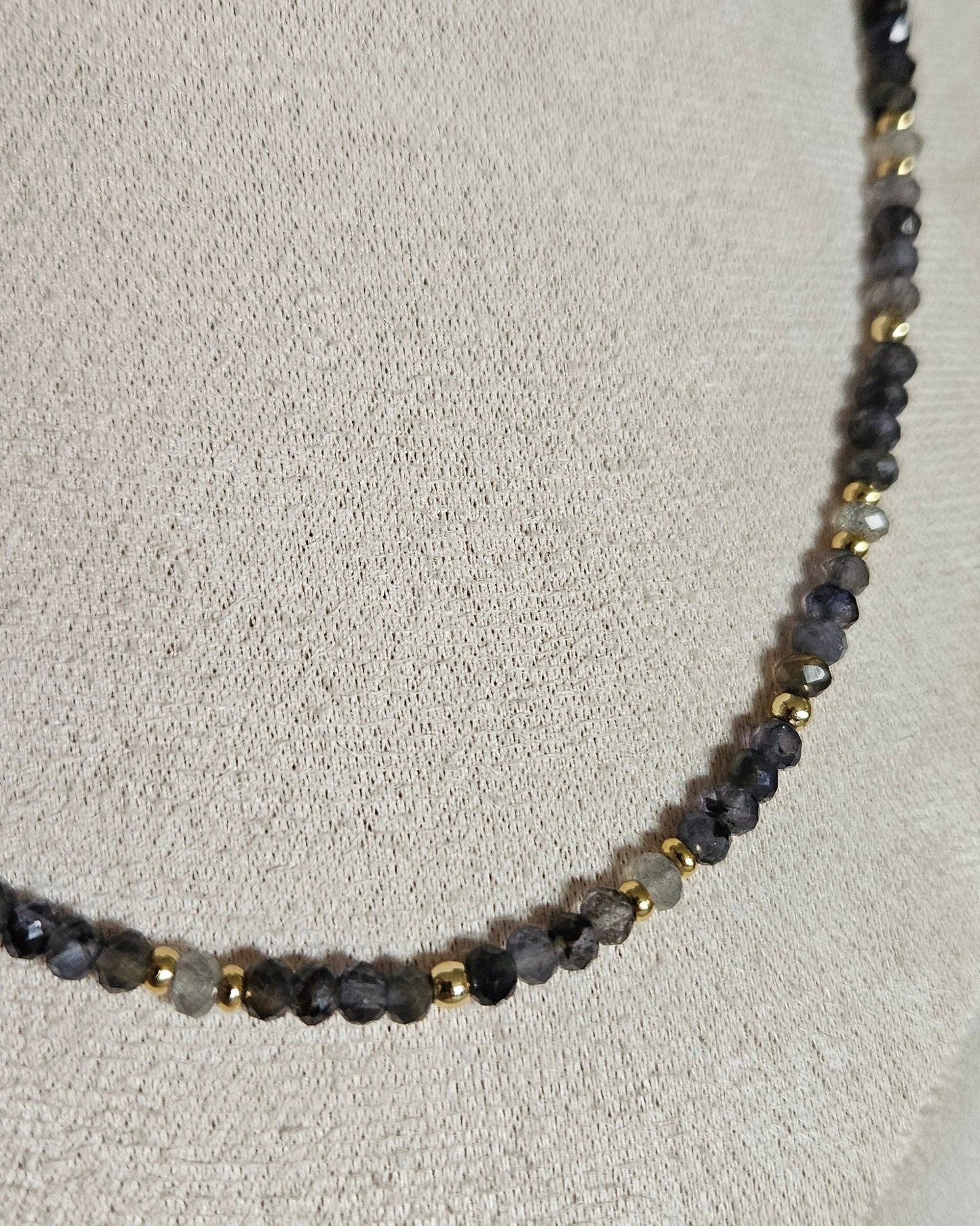 Iolite & Labradorite Necklace | Clarity & Intuitive Direction