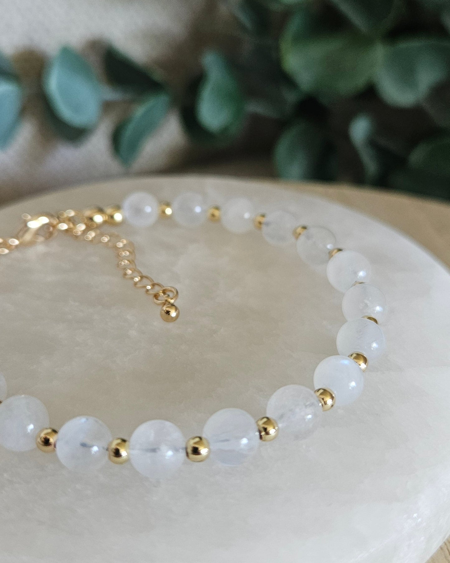 Rainbow Moonstone Bracelet | Intuition, Balance & New Beginnings