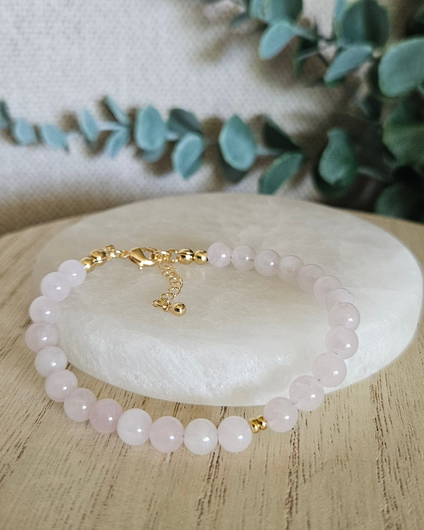 Rose Quartz Bracelet | Self-Love, Compassion & Emotional Healing