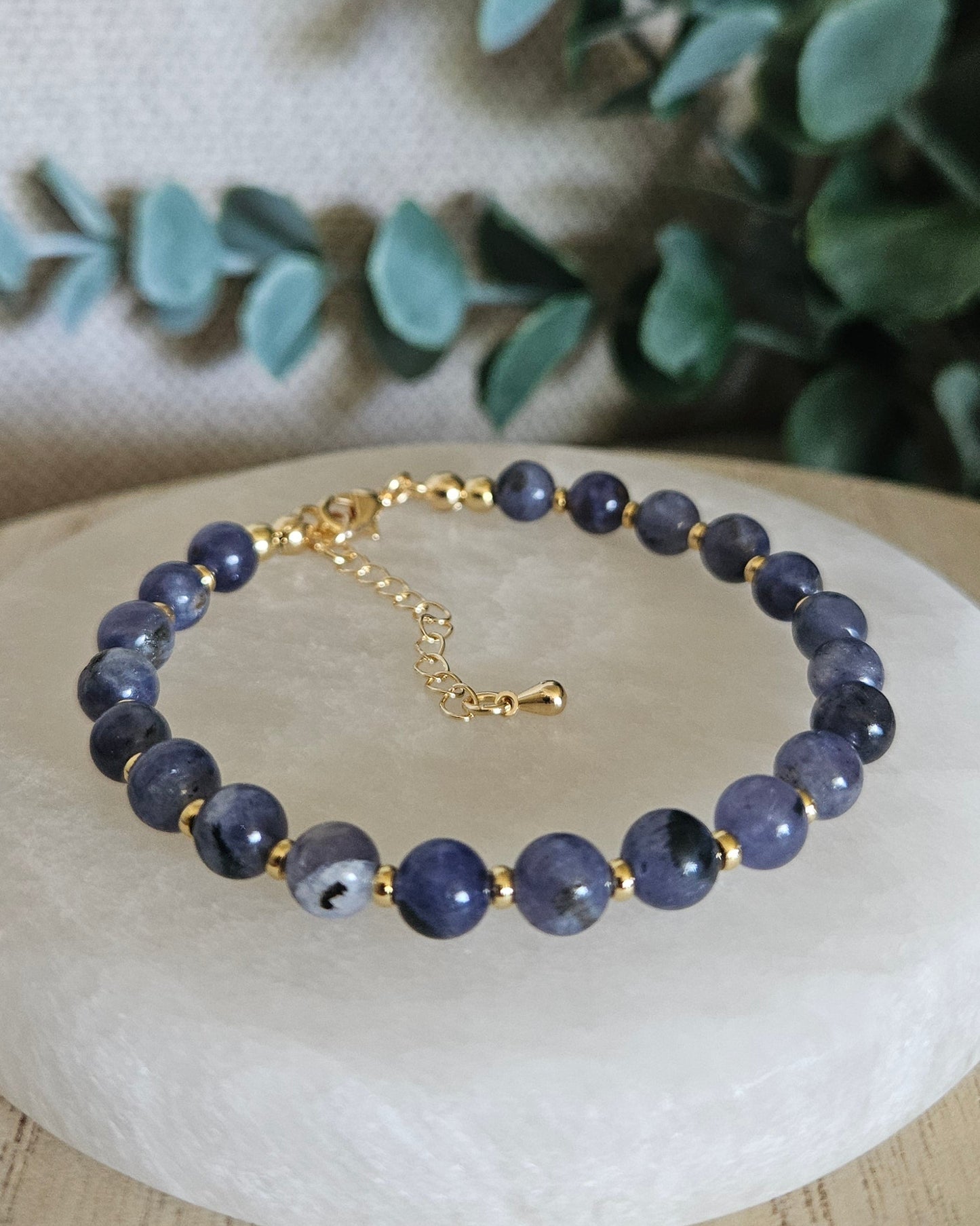 Iolite Bracelet | Intuition, Clarity & Inner Guidance