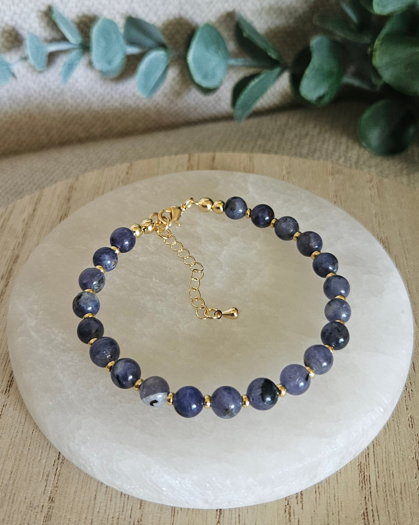 Iolite Bracelet | Intuition, Clarity & Inner Guidance