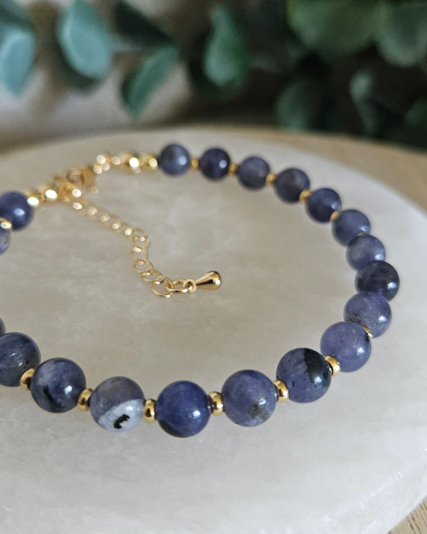 Iolite Bracelet | Intuition, Clarity & Inner Guidance