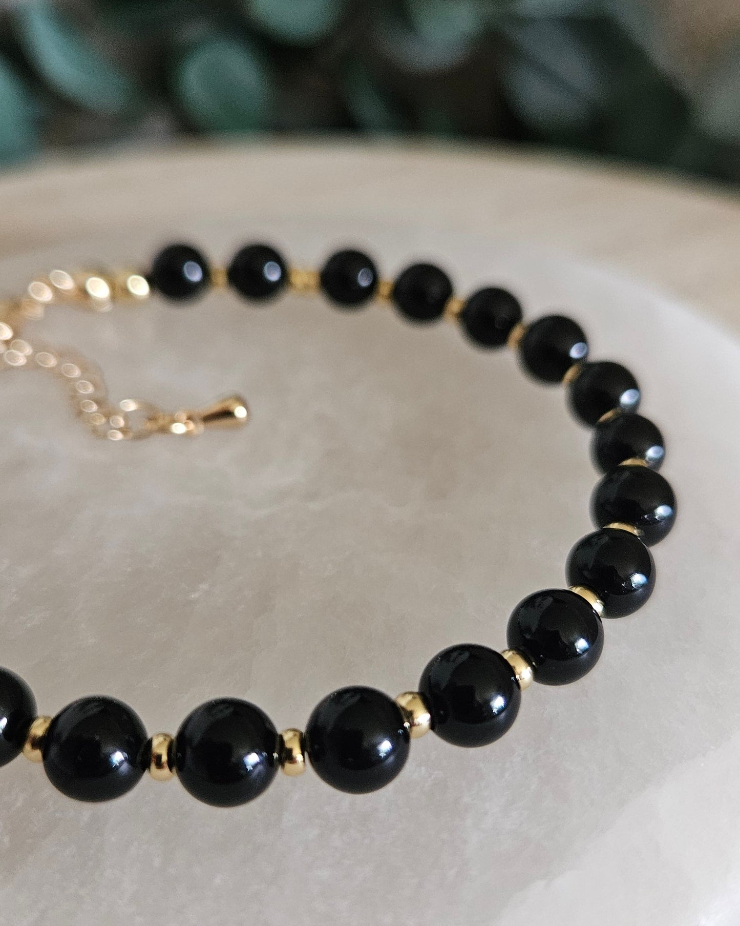 Black Onyx Echo Bracelet