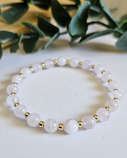 Heart Rhythm Bracelet | Rose Quartz for Love and Compassion